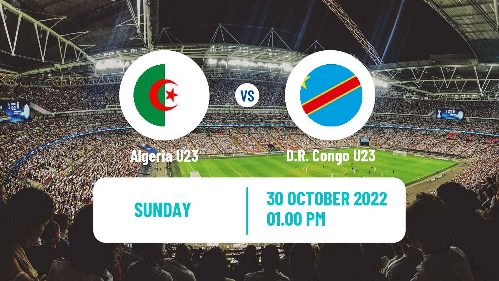 Soccer Africa Cup of Nations U23 Algeria U23 - D.R. Congo U23