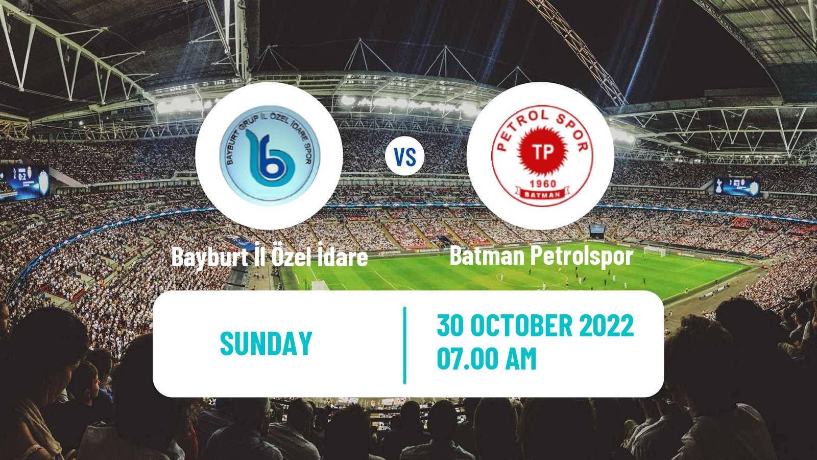 Soccer Turkish Second League White Group Bayburt İl Özel İdare - Batman Petrolspor