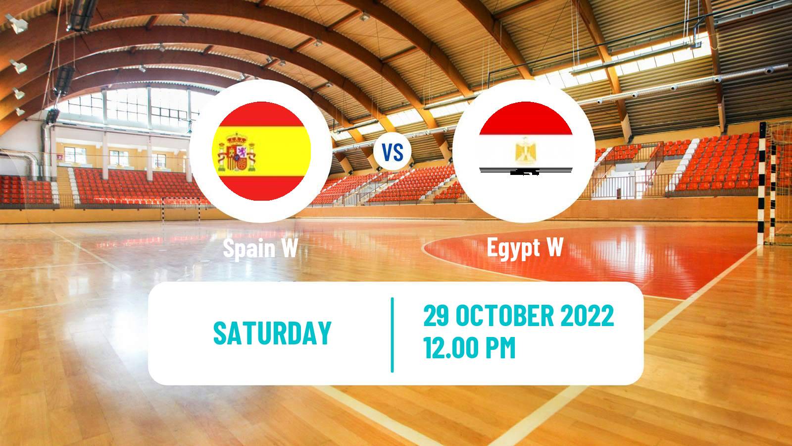 Handball Friendly International Handball Women Spain W - Egypt W