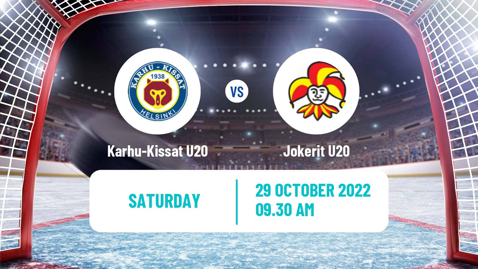 Hockey Finnish SM-sarja U20 Karhu-Kissat U20 - Jokerit U20
