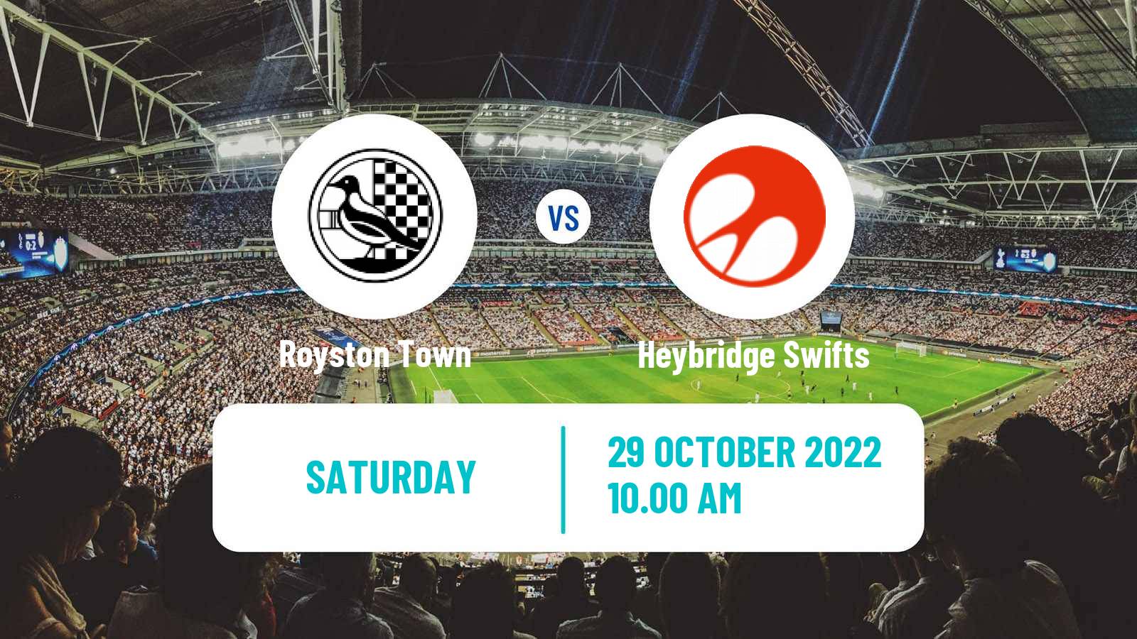 Soccer English FA Trophy Royston Town - Heybridge Swifts