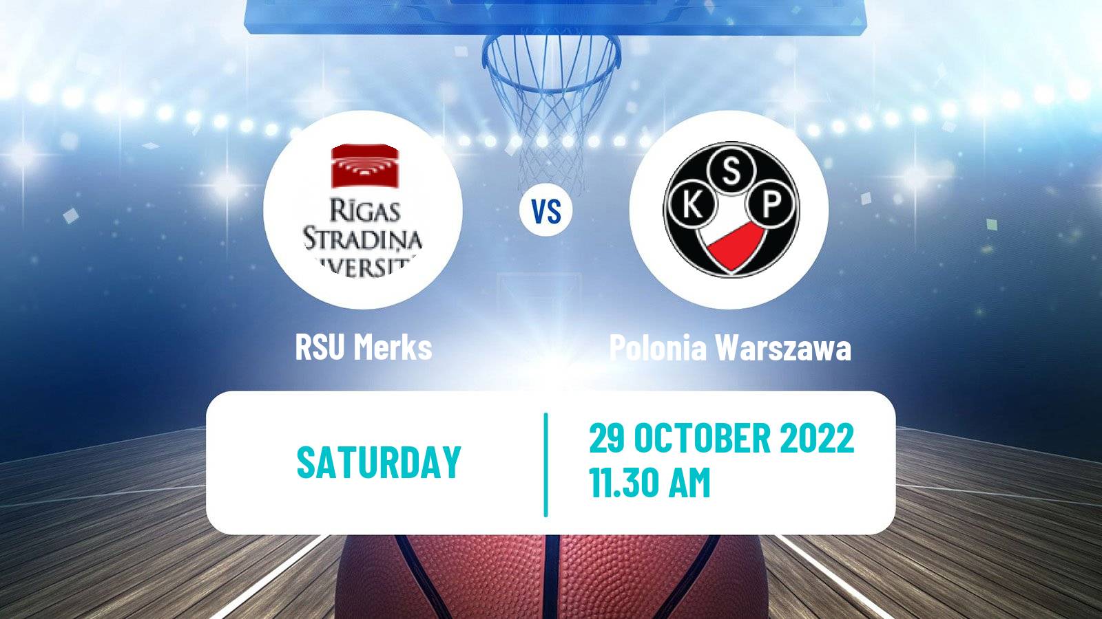 Basketball EWBL Women RSU Merks - Polonia Warszawa