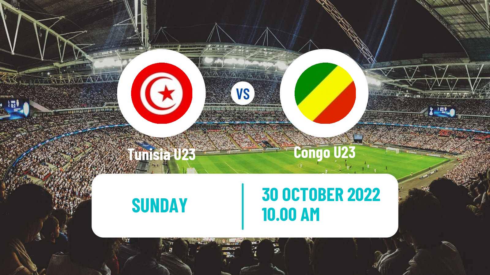 Soccer Africa Cup of Nations U23 Tunisia U23 - Congo U23