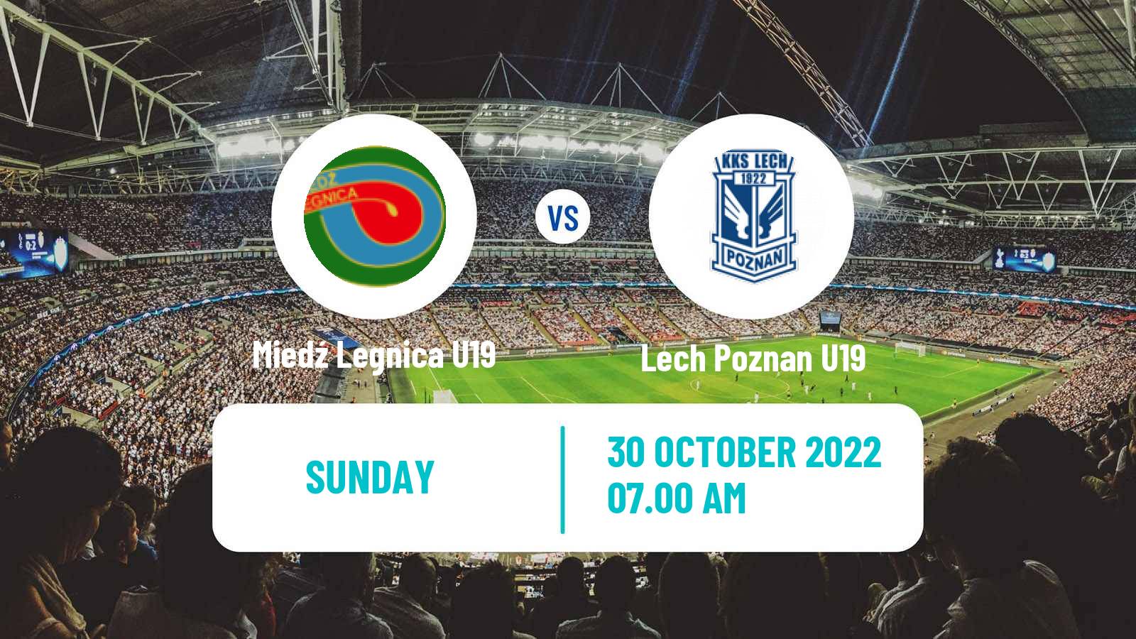 Soccer Polish Central Youth League Miedź Legnica U19 - Lech Poznan U19