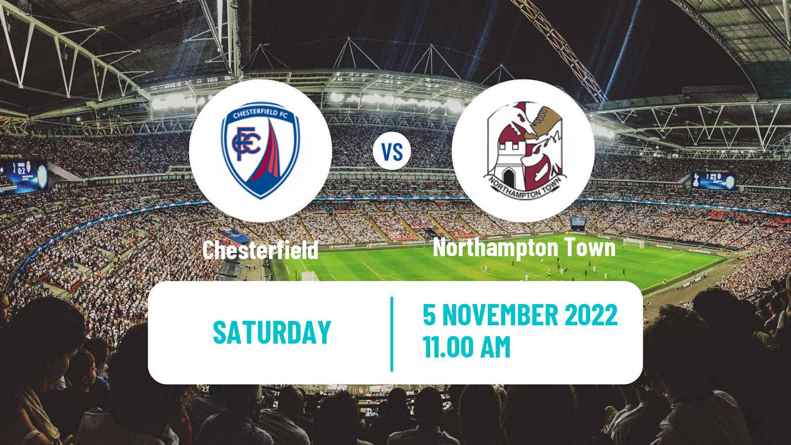 Soccer English FA Cup Chesterfield - Northampton Town