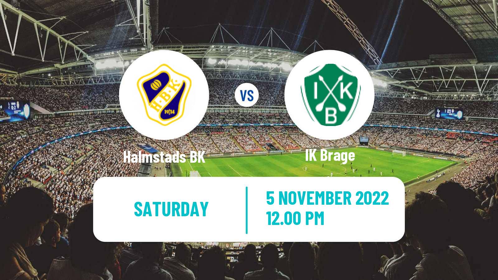 Soccer Swedish Superettan Halmstad - Brage