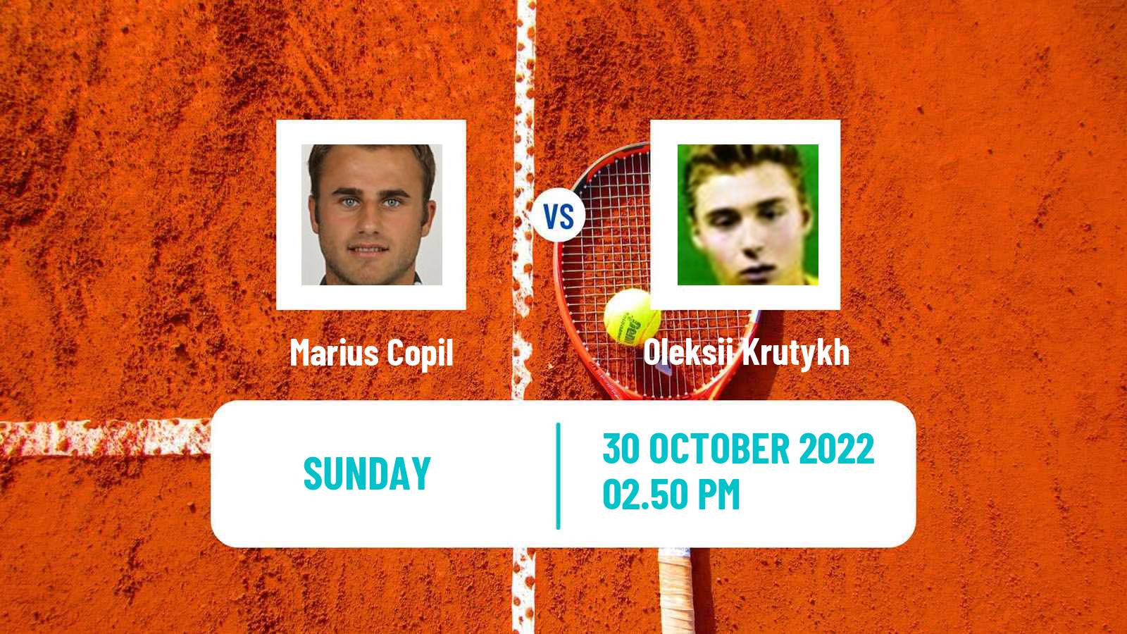 Tennis ATP Challenger Marius Copil - Oleksii Krutykh