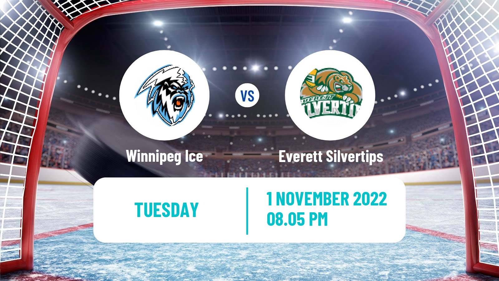 Hockey WHL Winnipeg Ice - Everett Silvertips