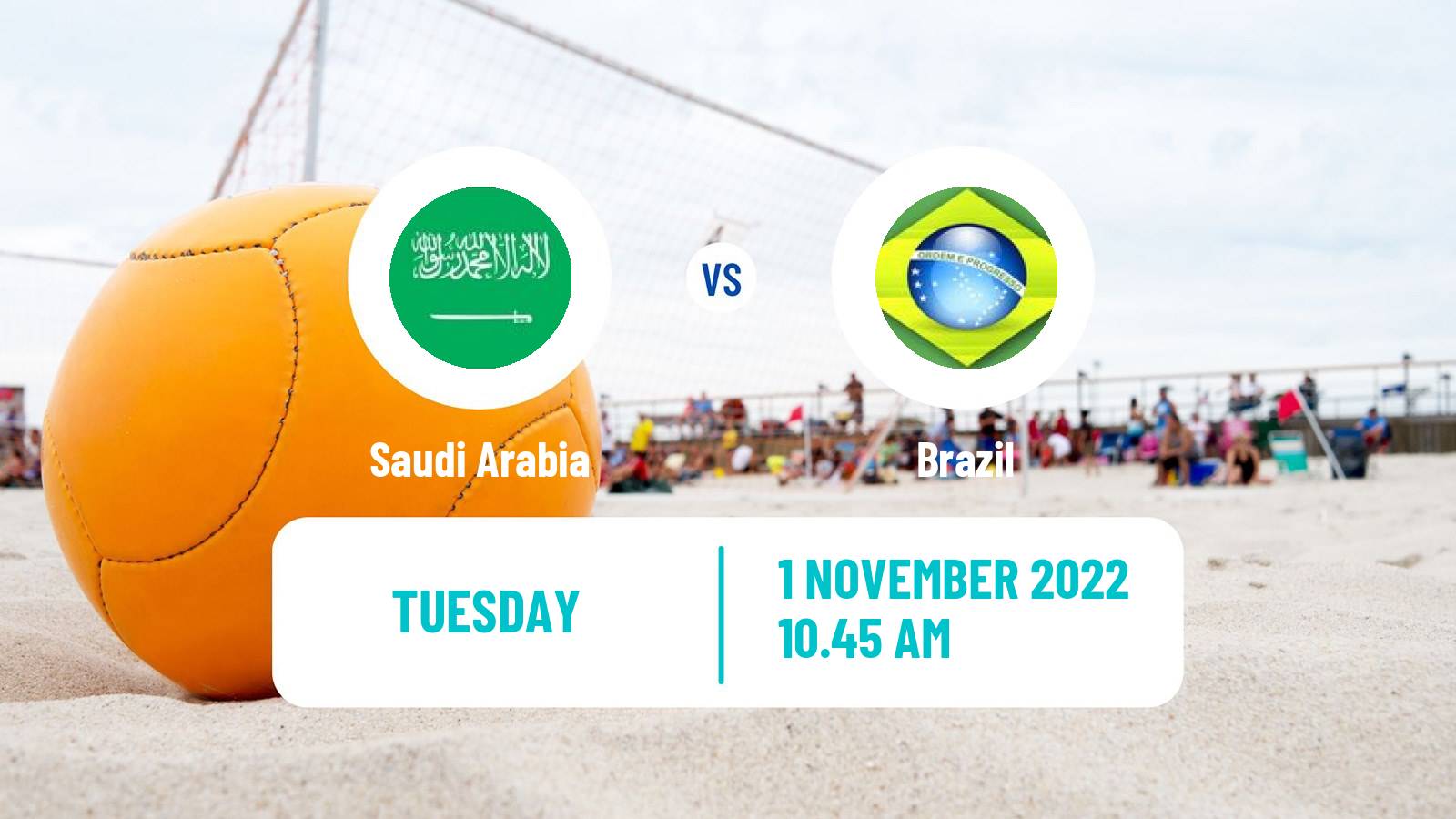 Beach soccer Beach Soccer Saudi Arabia - Brazil