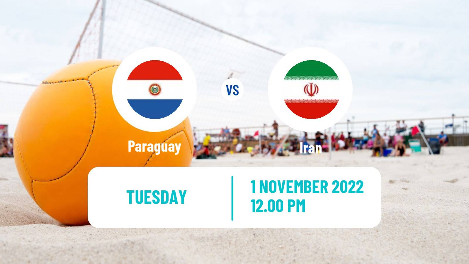 Beach soccer Beach Soccer Paraguay - Iran