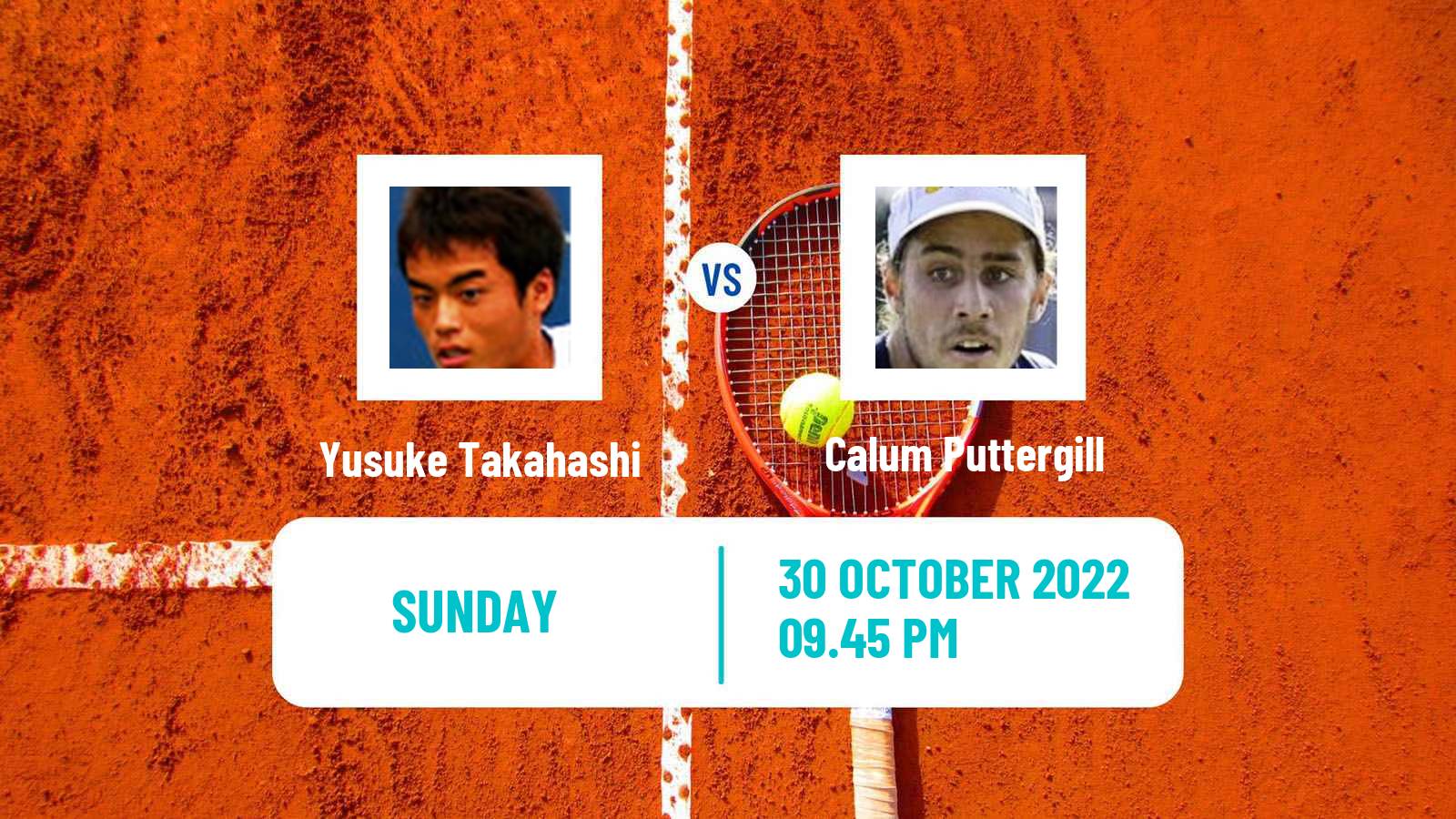 Tennis ATP Challenger Yusuke Takahashi - Calum Puttergill