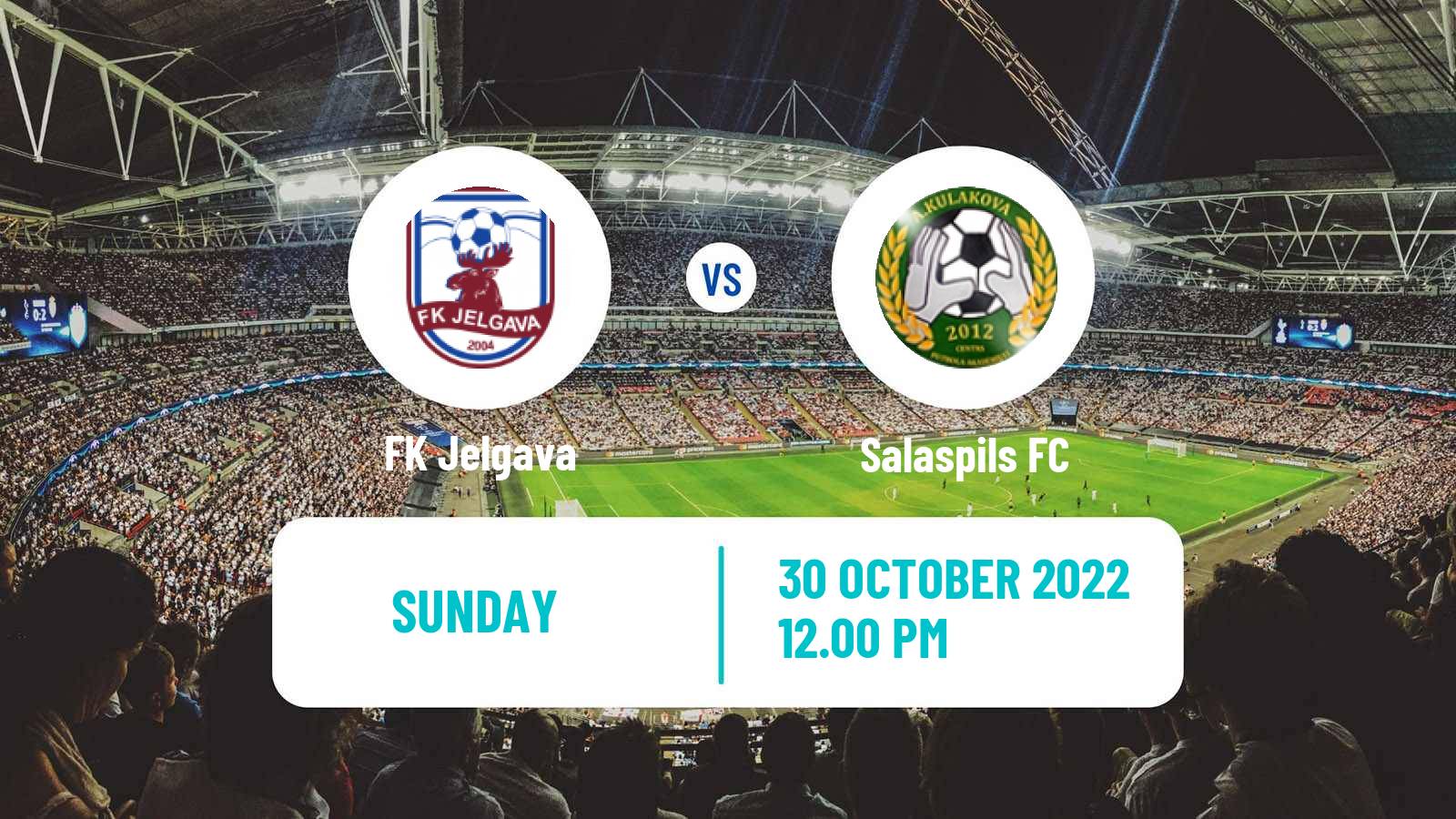 Soccer Latvian 1 Liga Jelgava - Salaspils