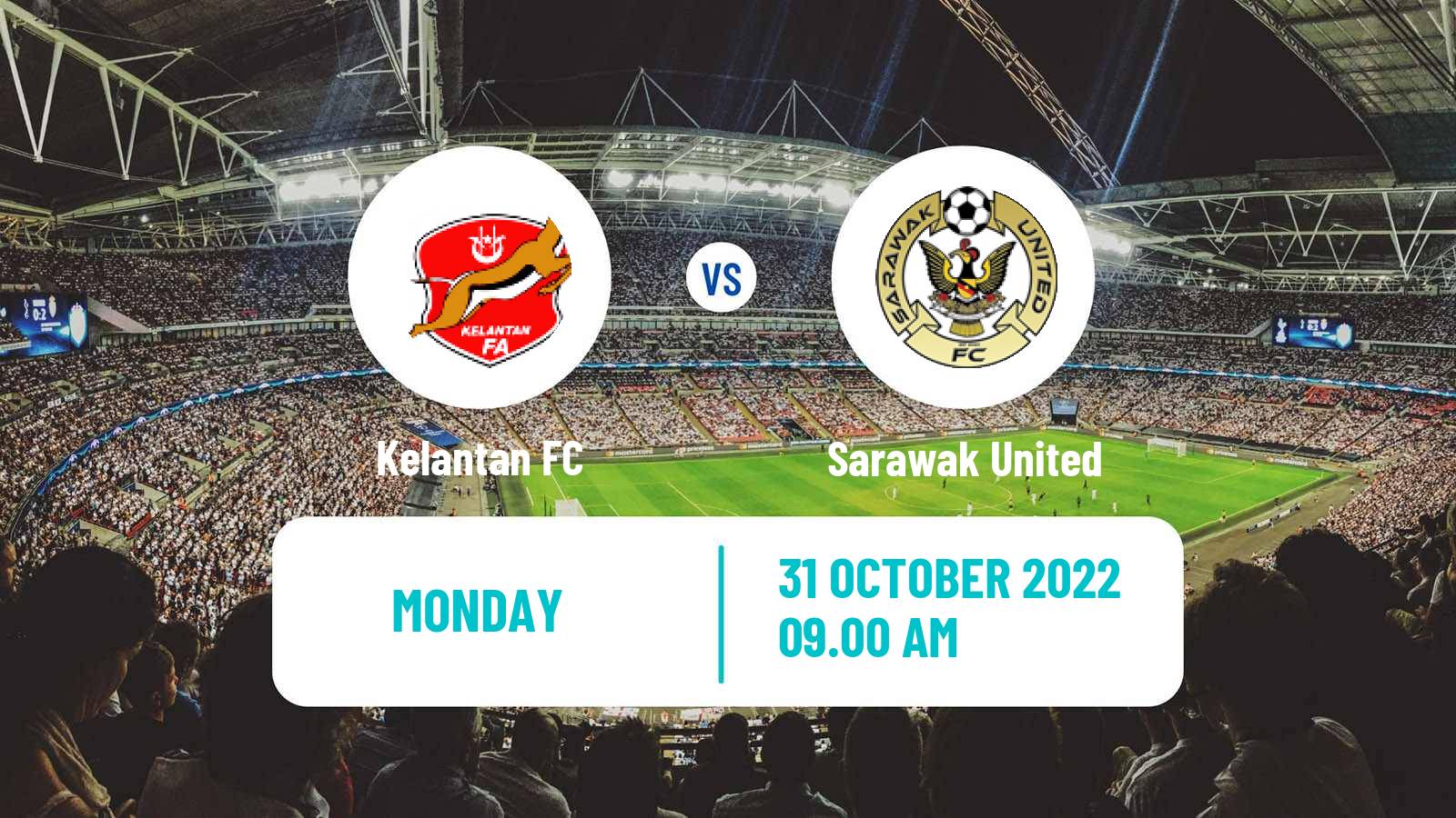 Soccer Malaysian Cup Kelantan - Sarawak United