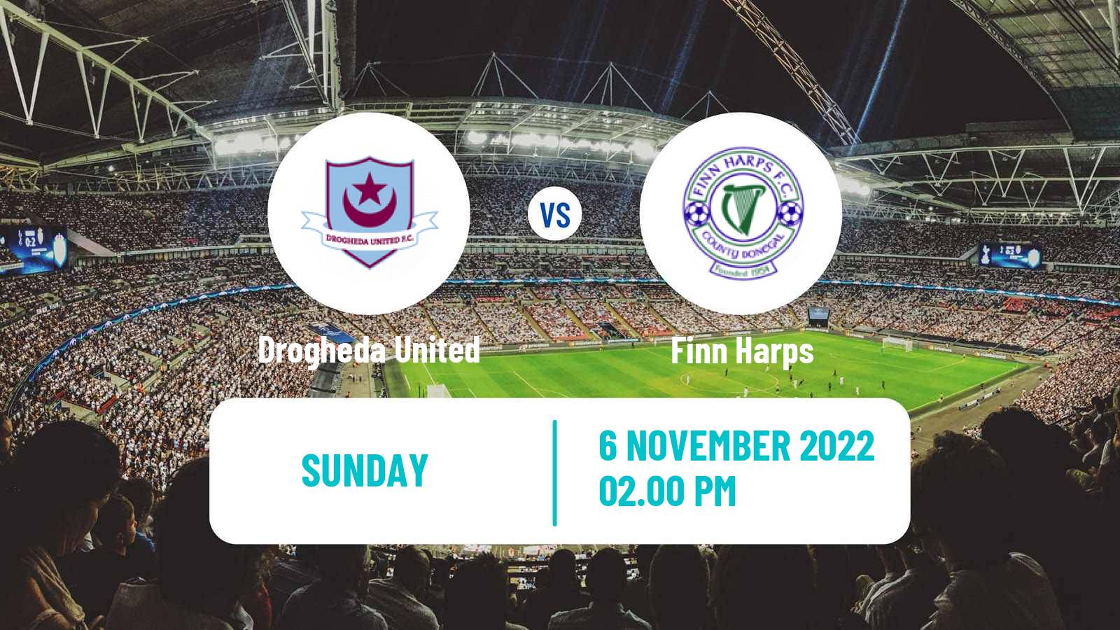 Soccer Irish Premier Division Drogheda United - Finn Harps