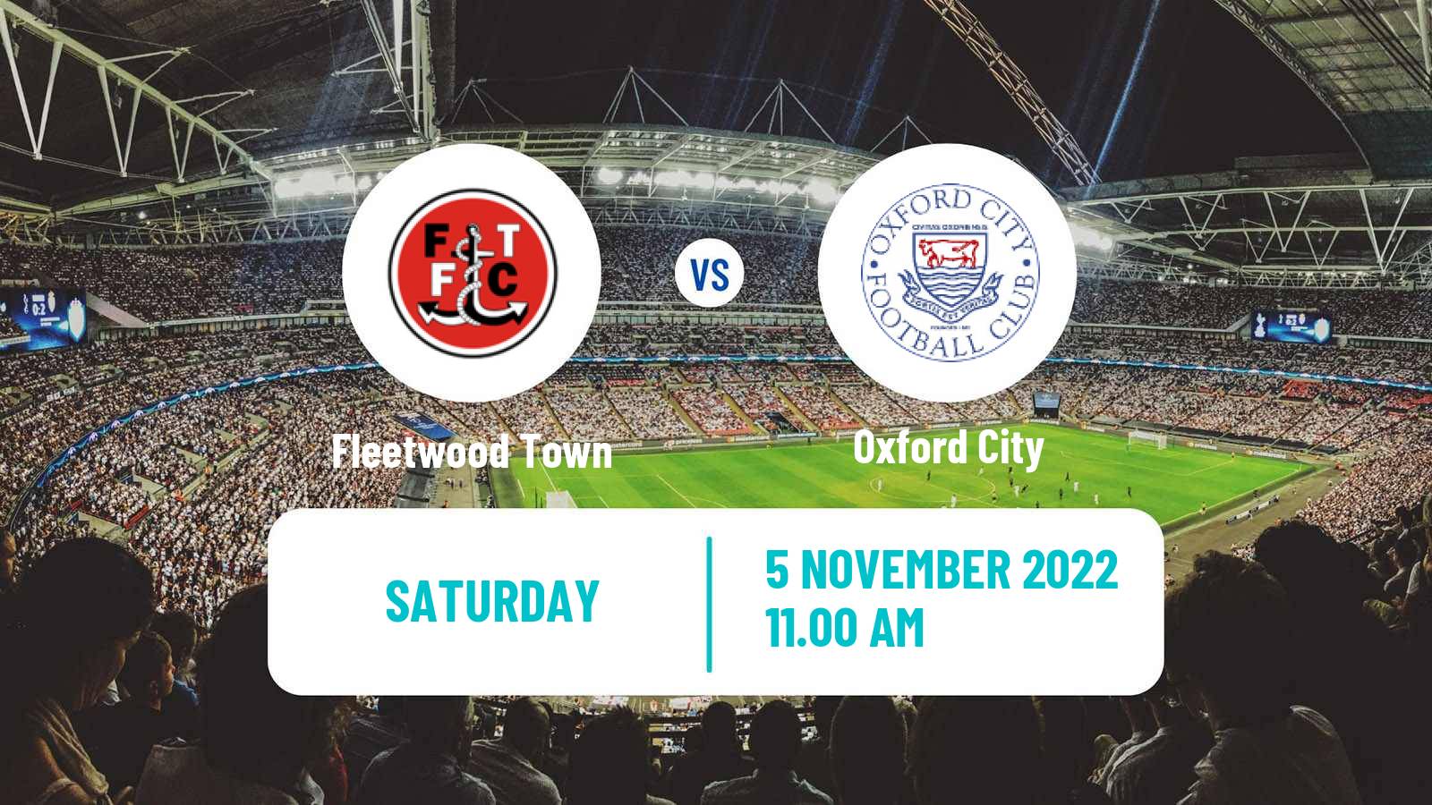 Soccer English FA Cup Fleetwood Town - Oxford City