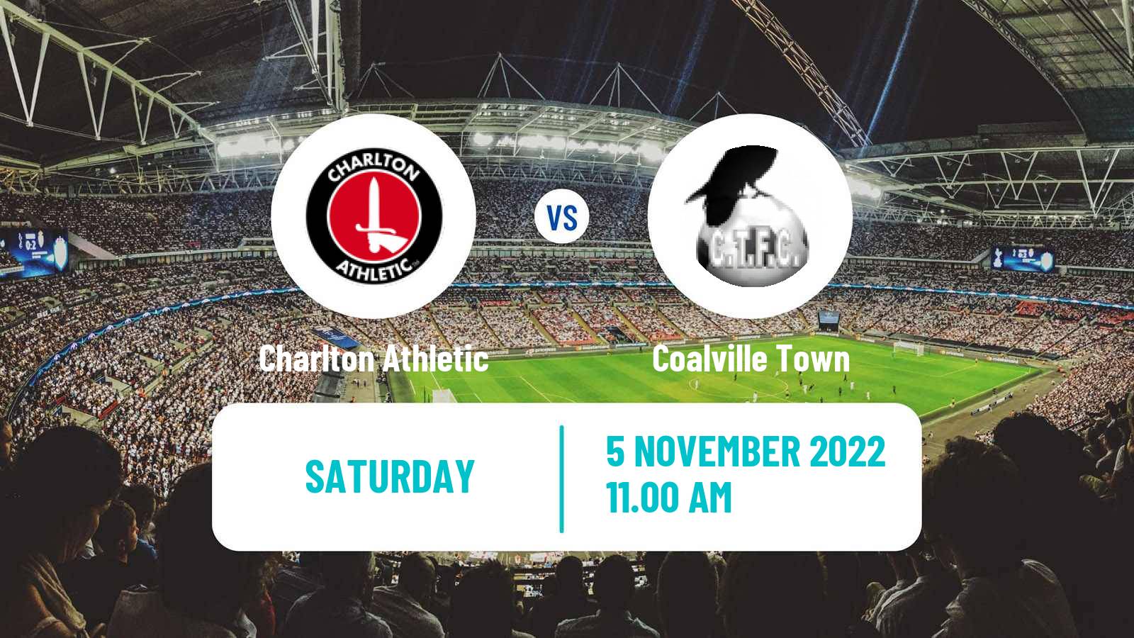 Soccer English FA Cup Charlton Athletic - Coalville Town