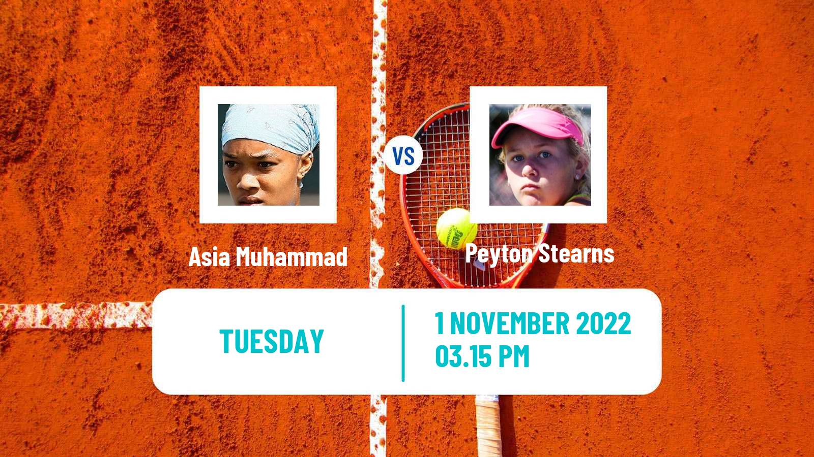 Tennis ATP Challenger Asia Muhammad - Peyton Stearns