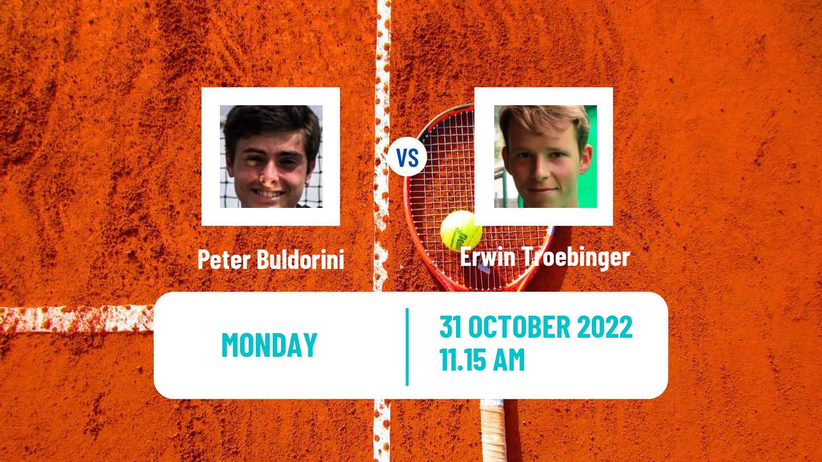 Tennis ITF Tournaments Peter Buldorini - Erwin Troebinger