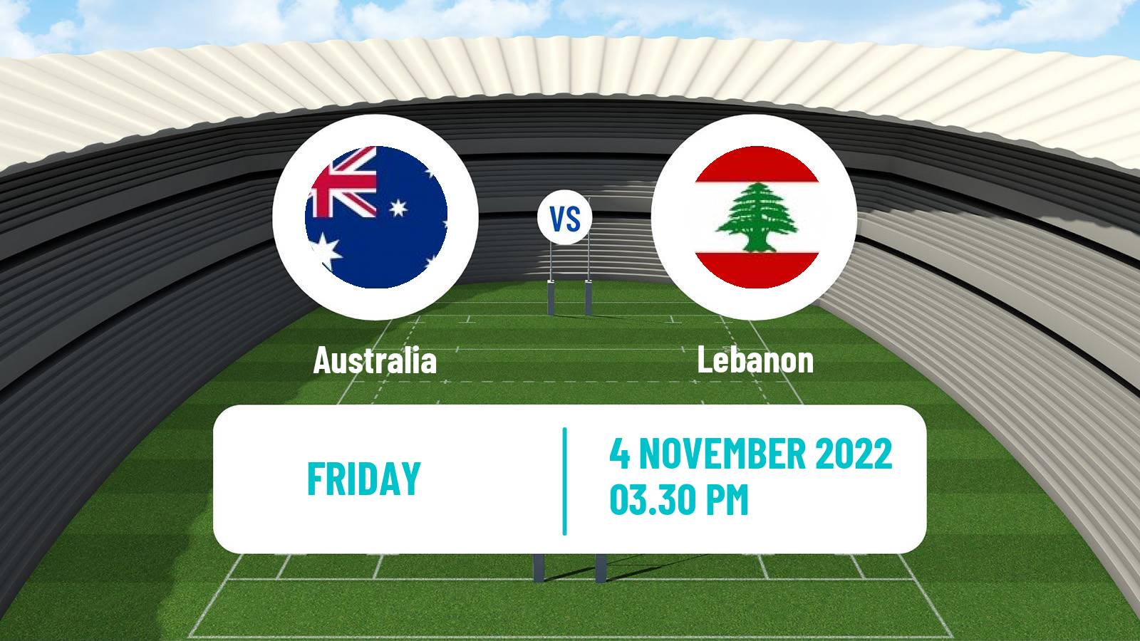 Rugby league Rugby League World Cup Australia - Lebanon