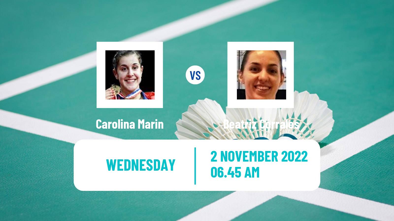 Badminton Badminton Carolina Marin - Beatriz Corrales