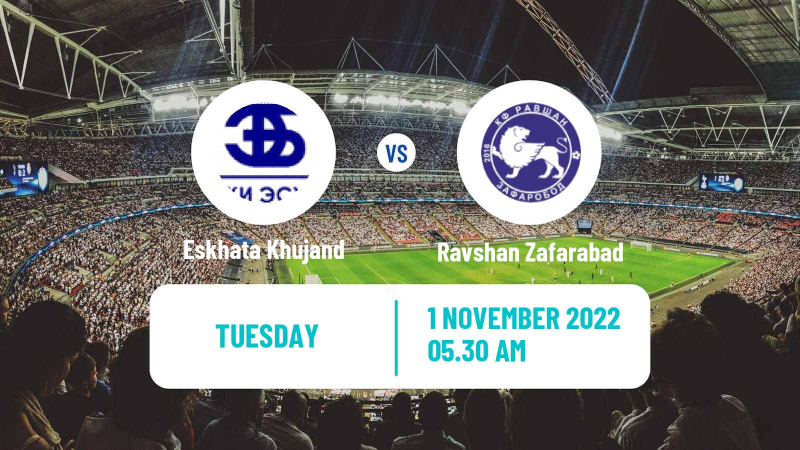 Soccer Tajik League Eskhata Khujand - Ravshan Zafarabad