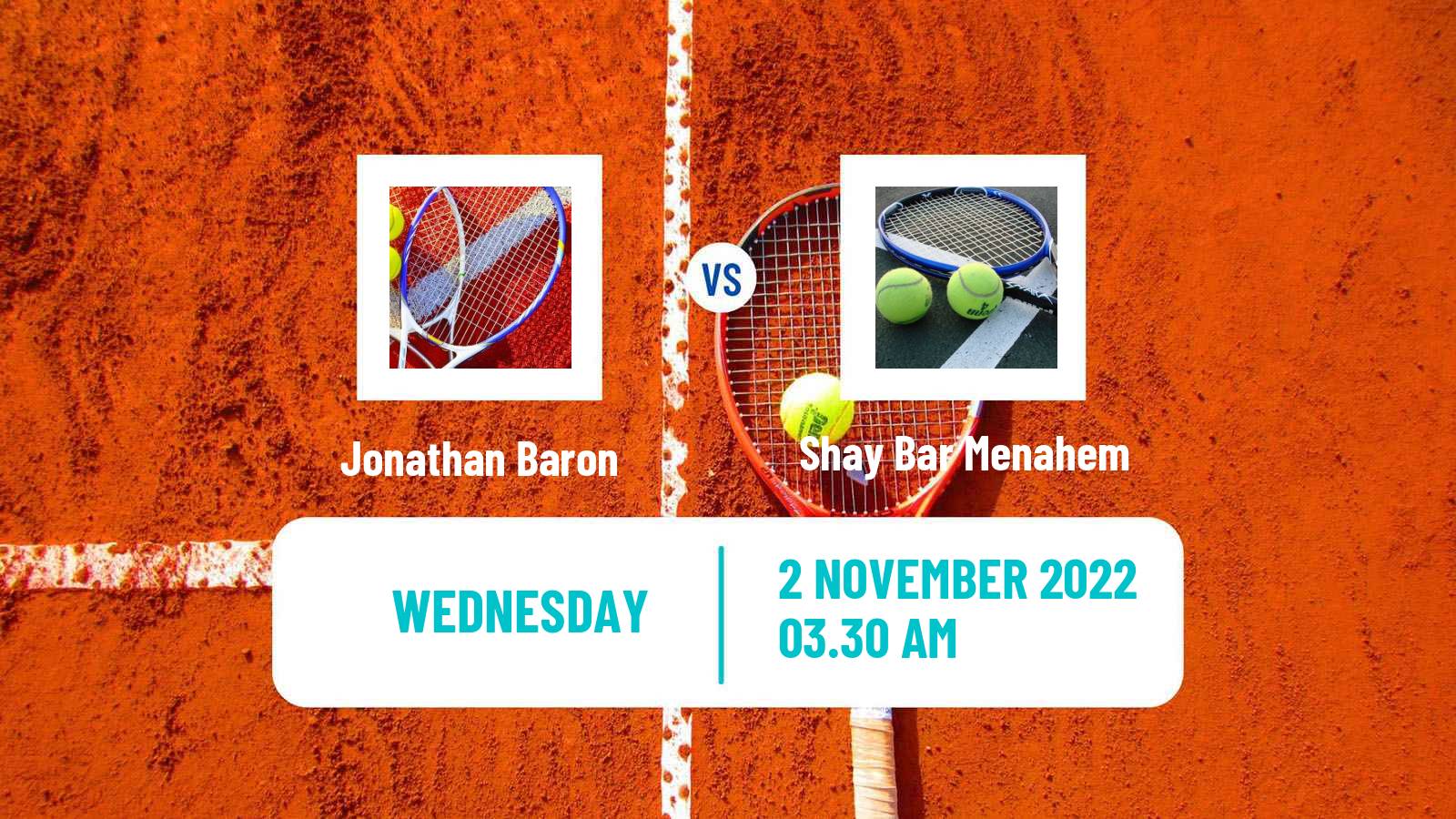 Tennis ITF Tournaments Jonathan Baron - Shay Bar Menahem