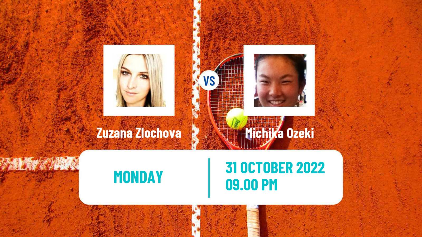 Tennis ITF Tournaments Zuzana Zlochova - Michika Ozeki
