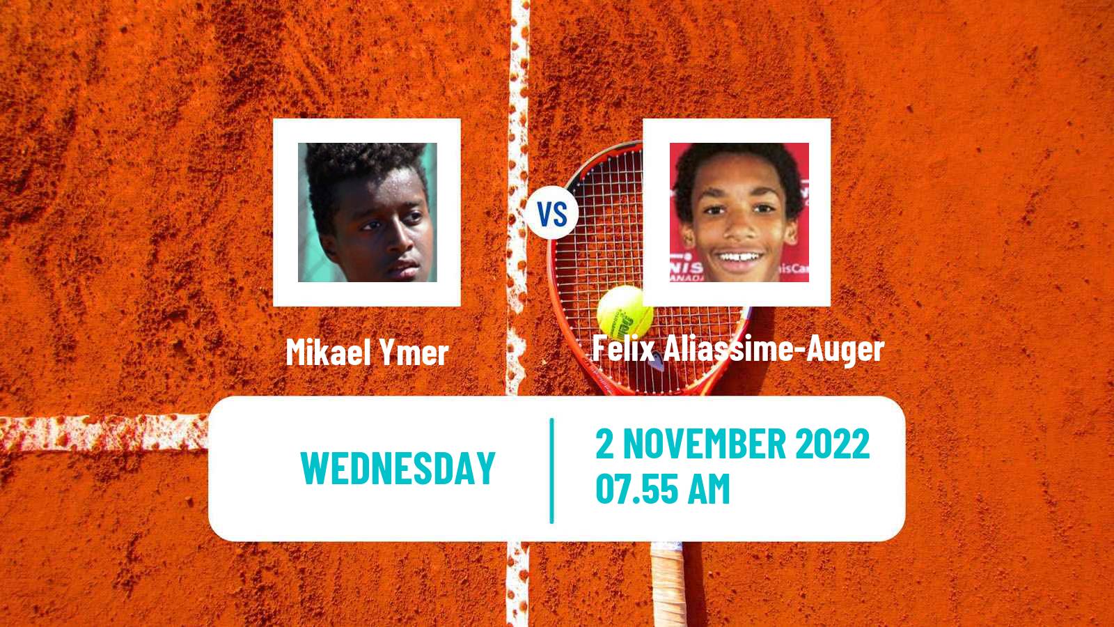 Tennis ATP Paris Mikael Ymer - Felix Aliassime-Auger