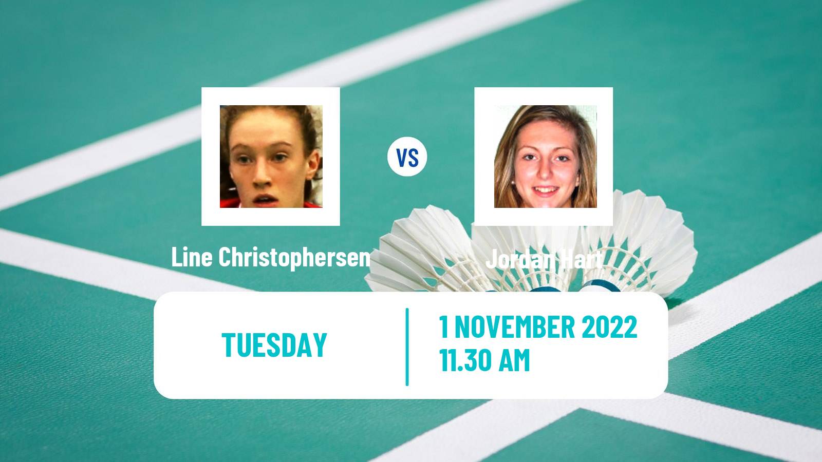 Badminton Badminton Line Christophersen - Jordan Hart