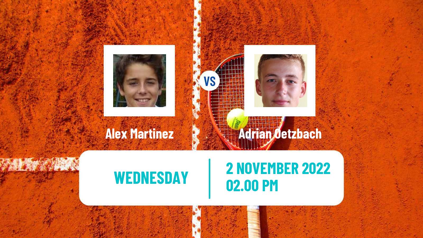 Tennis ITF Tournaments Alex Martinez - Adrian Oetzbach