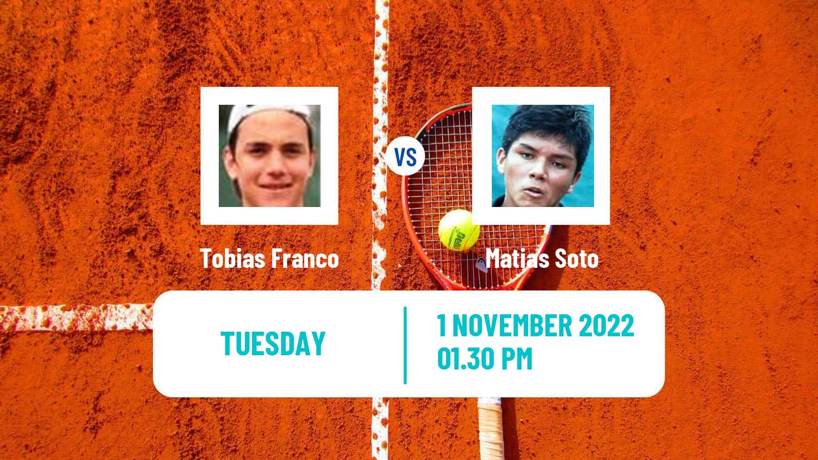 Tennis ITF Tournaments Tobias Franco - Matias Soto