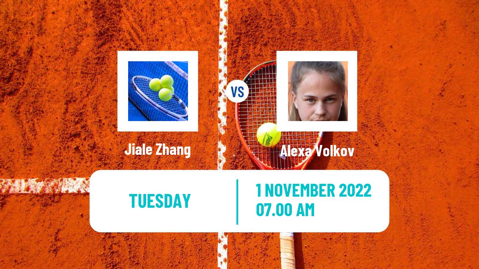 Tennis ITF Tournaments Jiale Zhang - Alexa Volkov