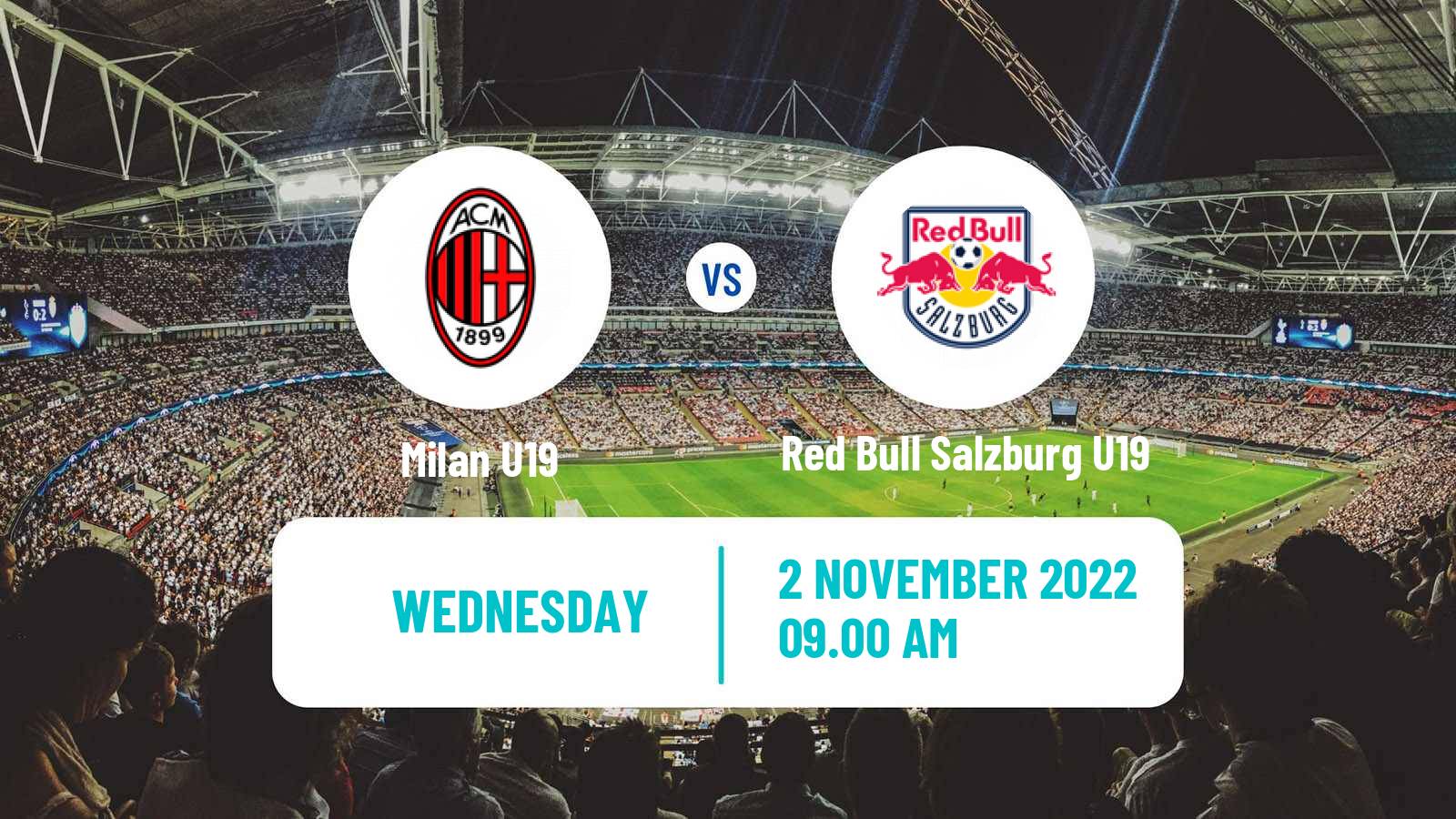 Soccer UEFA Youth League Milan U19 - Red Bull Salzburg U19