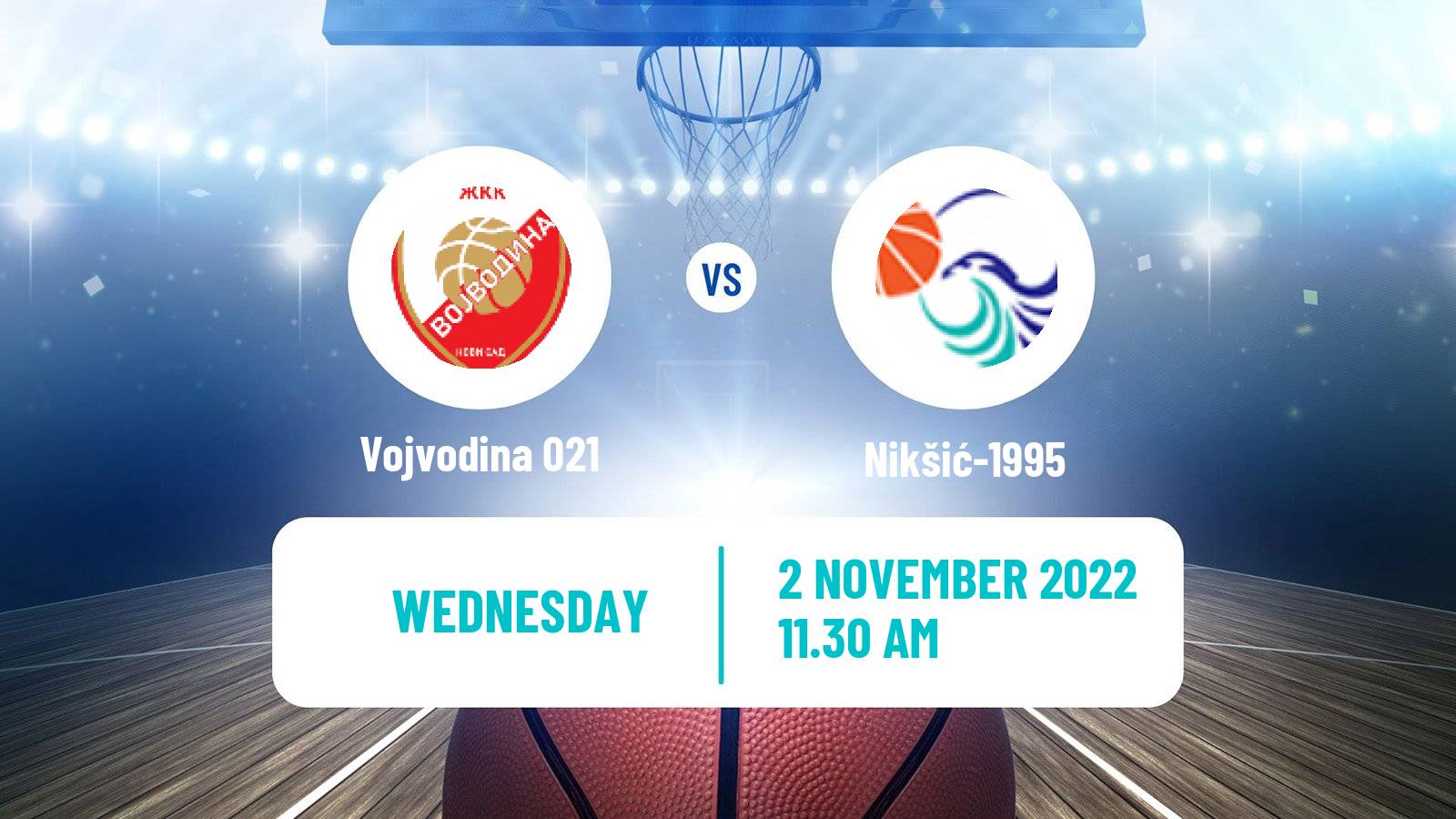 Basketball WABA League Vojvodina 021 - Nikšić-1995