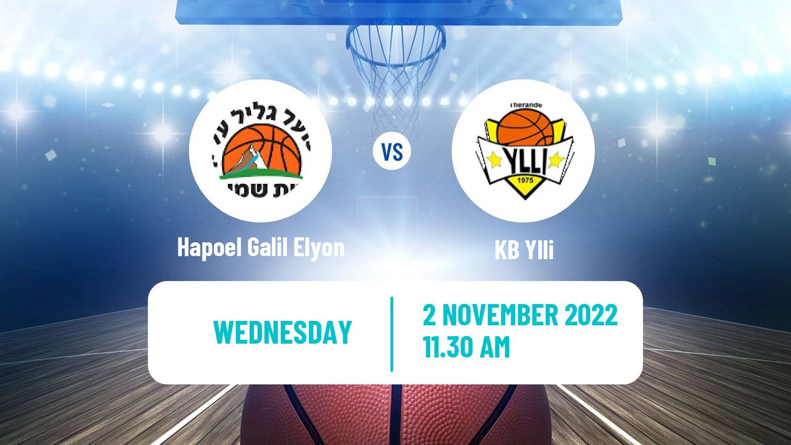 Basketball FIBA Europe Cup Hapoel Galil Elyon - Ylli