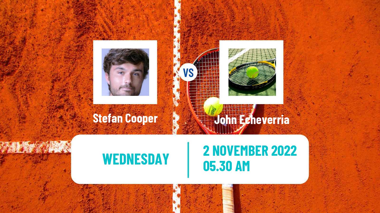 Tennis ITF Tournaments Stefan Cooper - John Echeverria