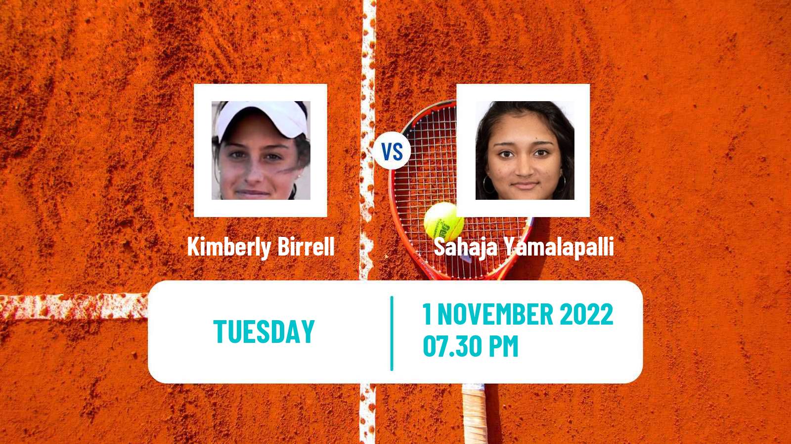 Tennis ITF Tournaments Kimberly Birrell - Sahaja Yamalapalli