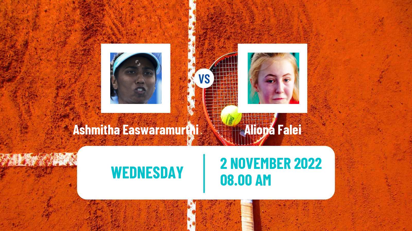 Tennis ITF Tournaments Ashmitha Easwaramurthi - Aliona Falei