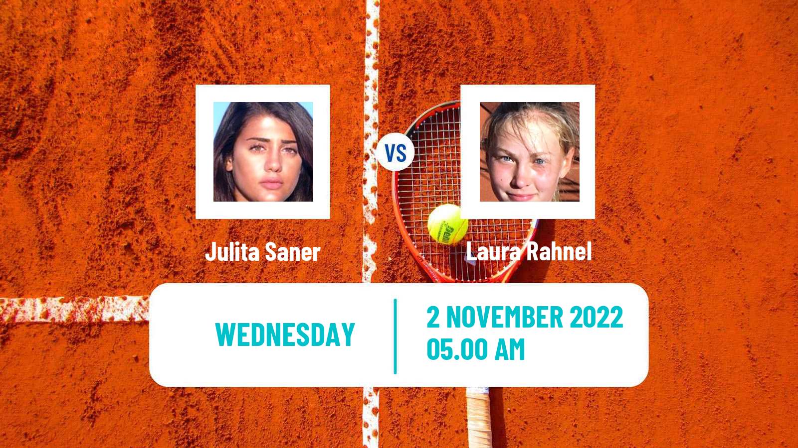 Tennis ITF Tournaments Julita Saner - Laura Rahnel