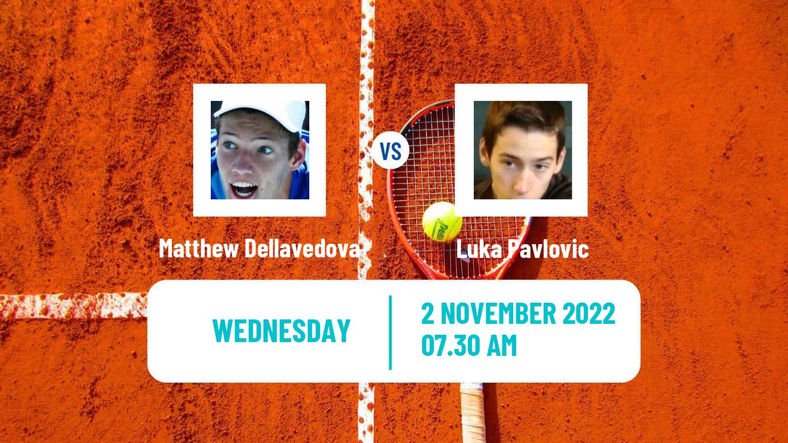 Tennis ITF Tournaments Matthew Dellavedova - Luka Pavlovic