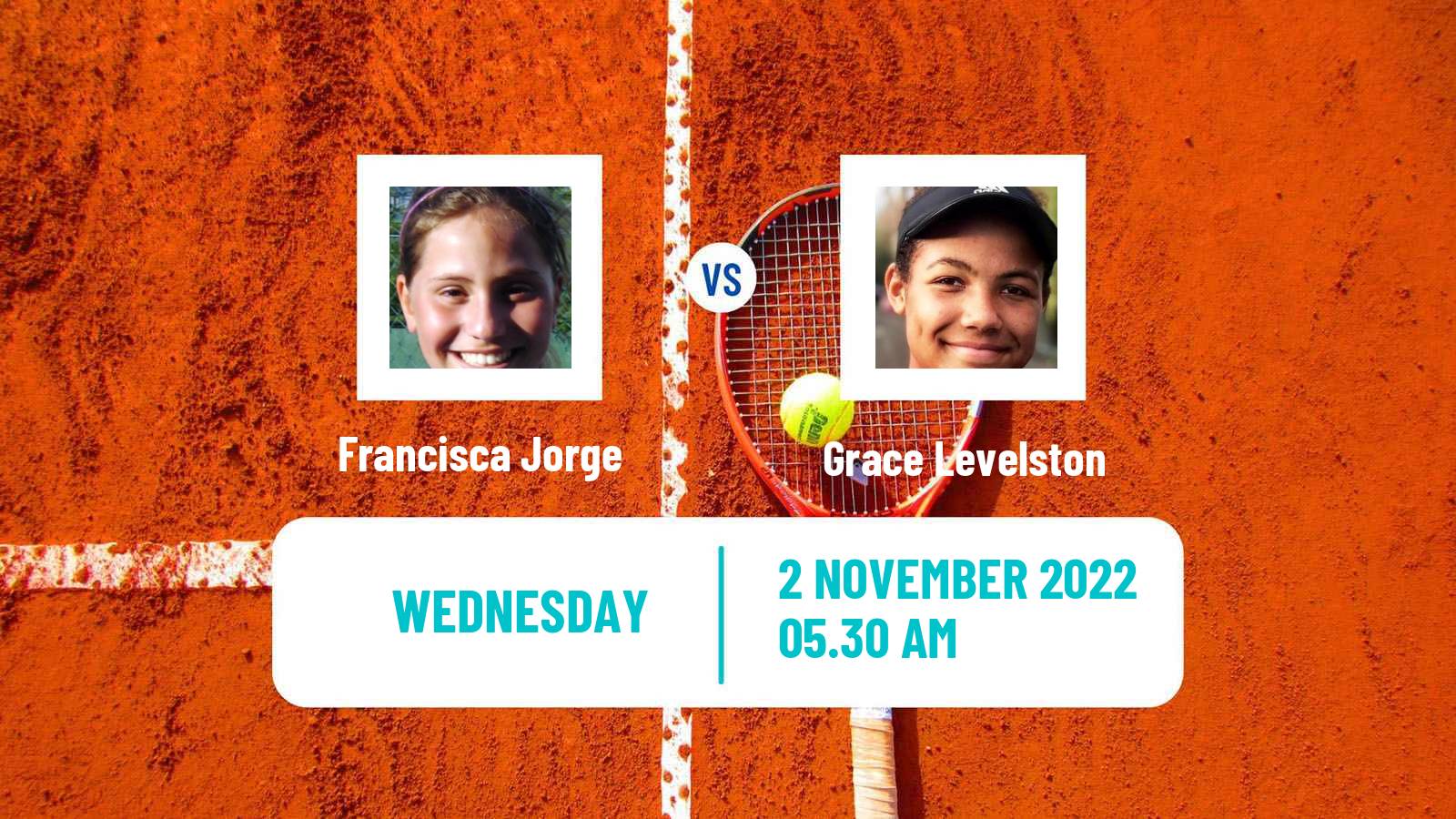 Tennis ITF Tournaments Francisca Jorge - Grace Levelston