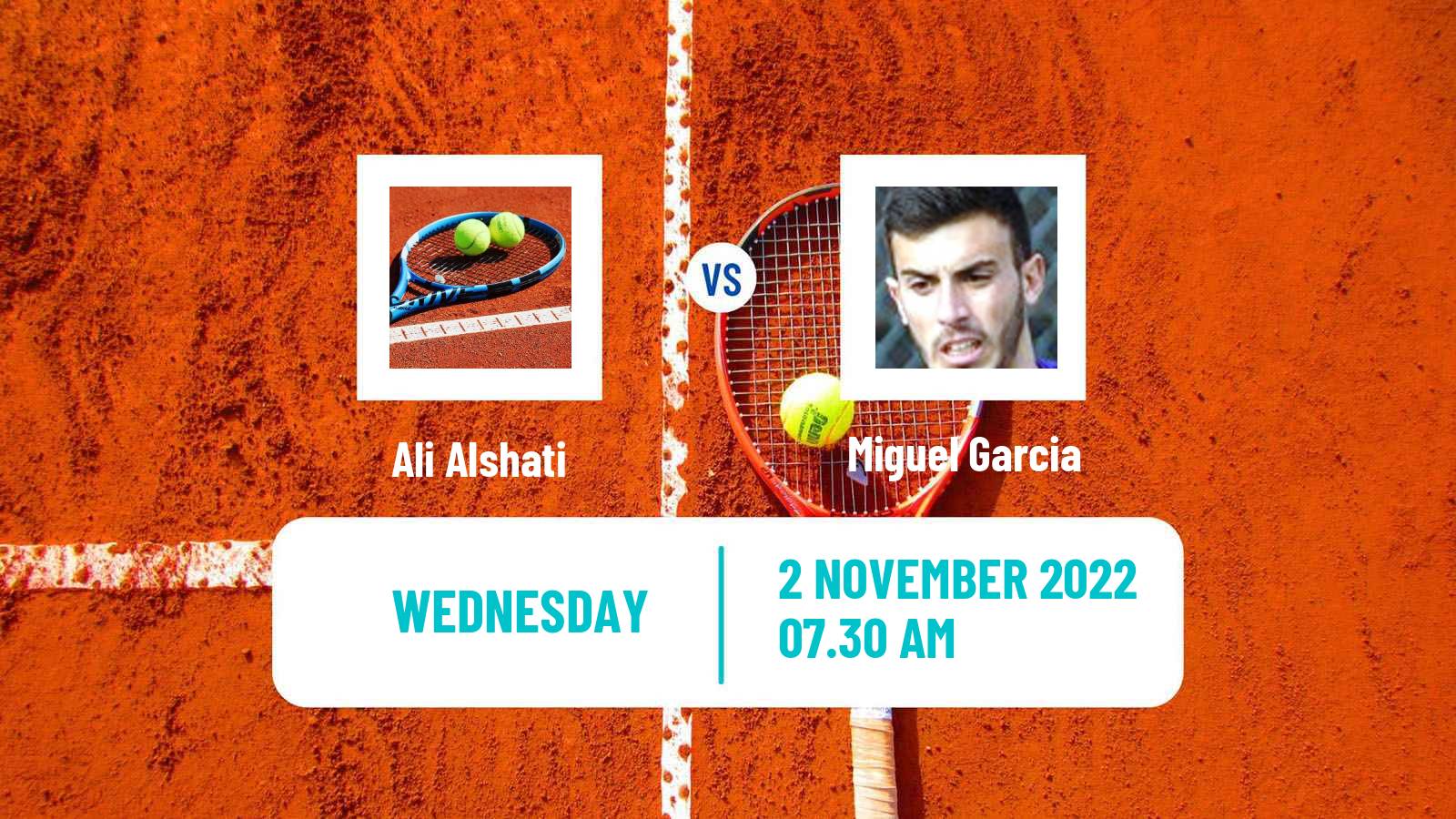 Tennis ITF Tournaments Ali Alshati - Miguel Garcia