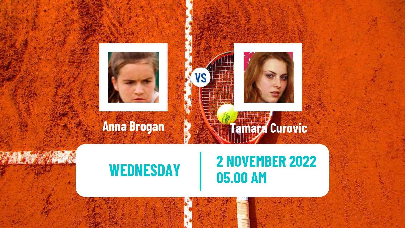 Tennis ITF Tournaments Anna Brogan - Tamara Curovic