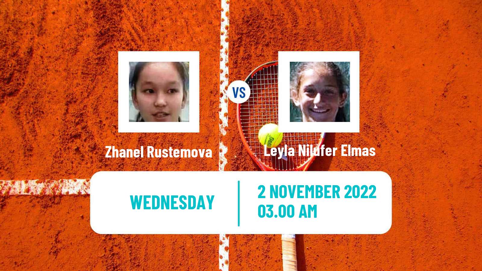 Tennis ITF Tournaments Zhanel Rustemova - Leyla Nilufer Elmas