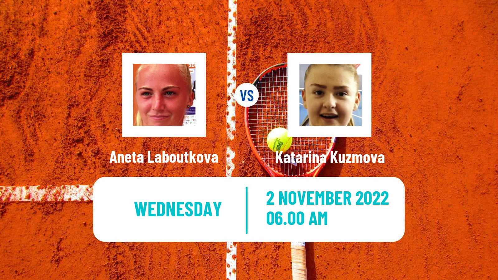 Tennis ITF Tournaments Aneta Laboutkova - Katarina Kuzmova