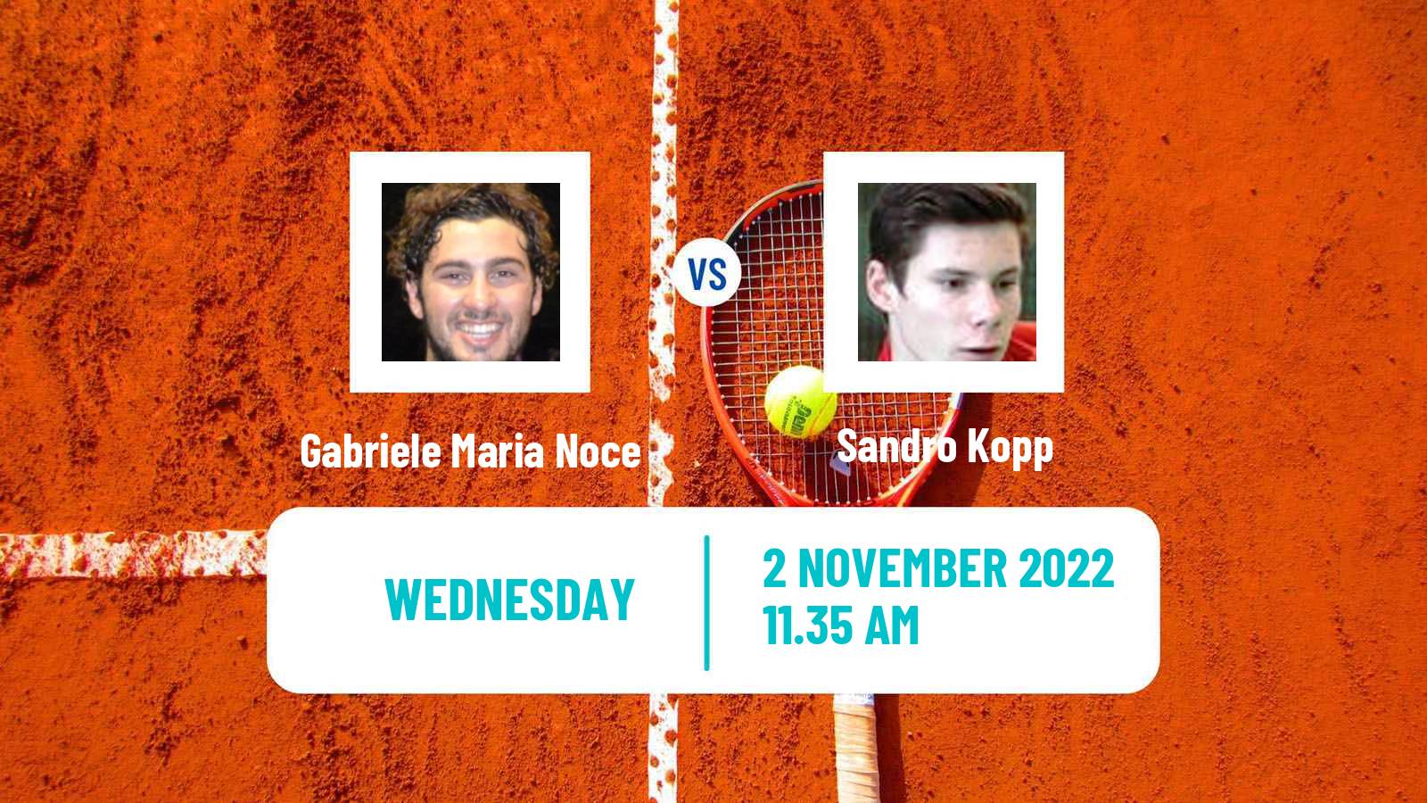 Tennis ITF Tournaments Gabriele Maria Noce - Sandro Kopp