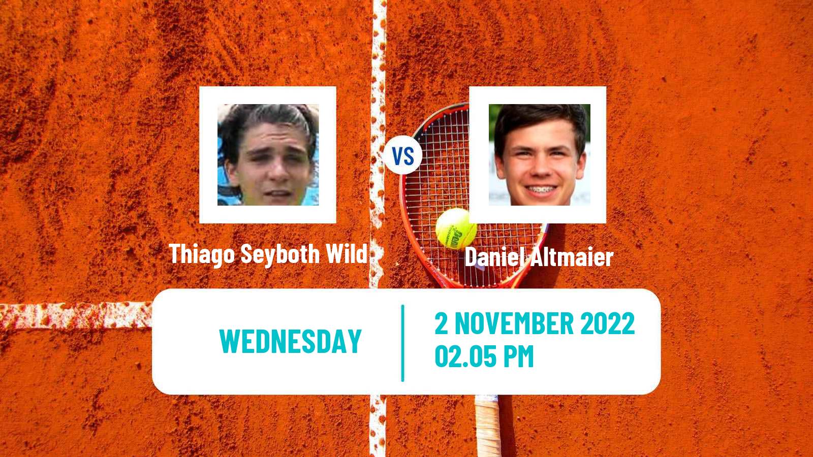 Tennis ATP Challenger Thiago Seyboth Wild - Daniel Altmaier