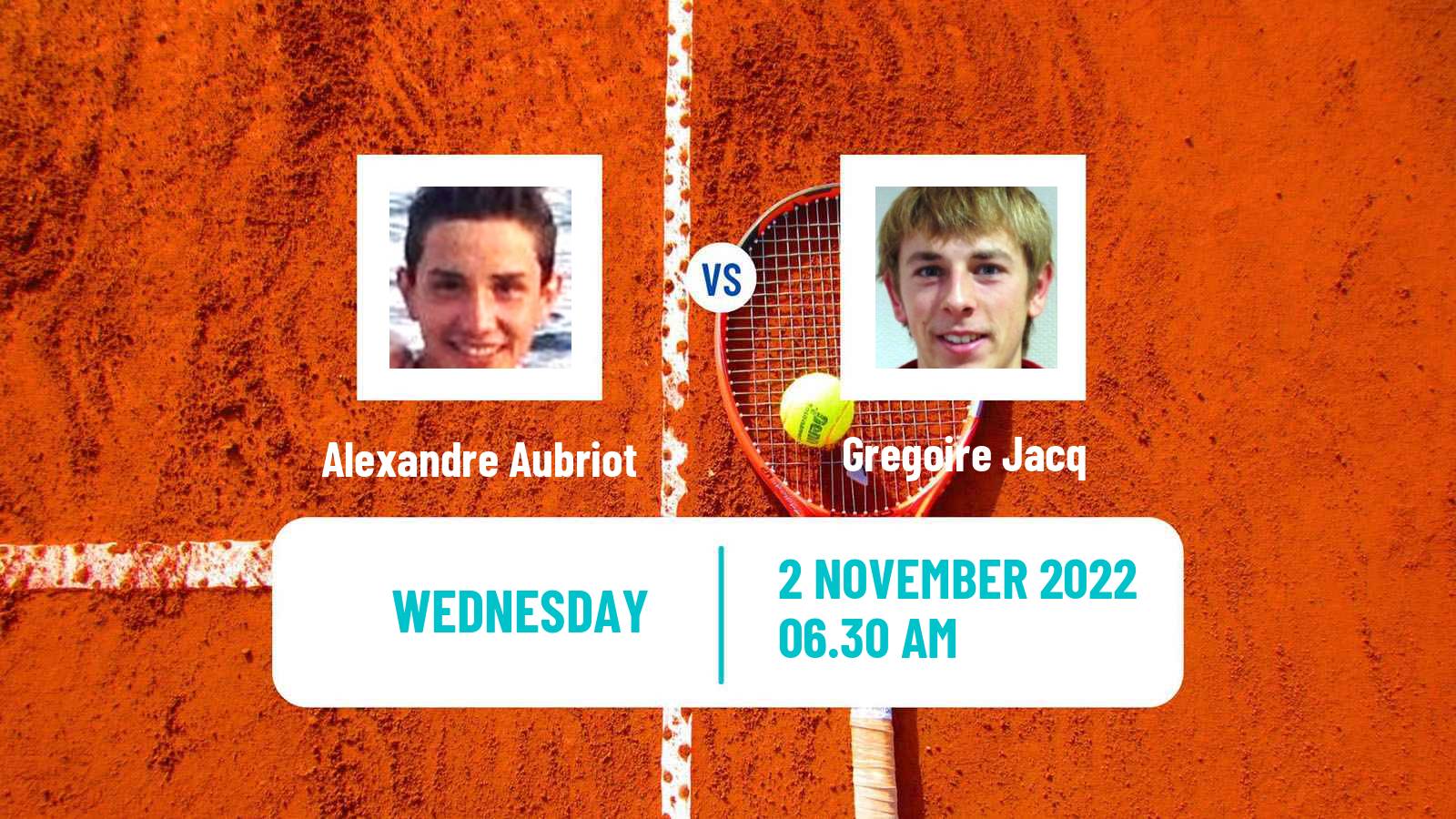 Tennis ITF Tournaments Alexandre Aubriot - Gregoire Jacq