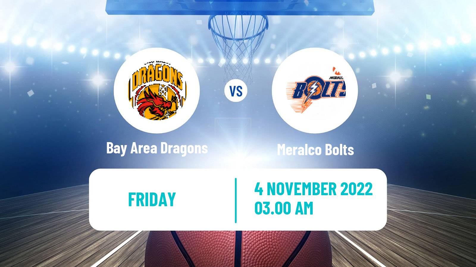 Basketball Philippines - Commissioners Cup Bay Area Dragons - Meralco Bolts