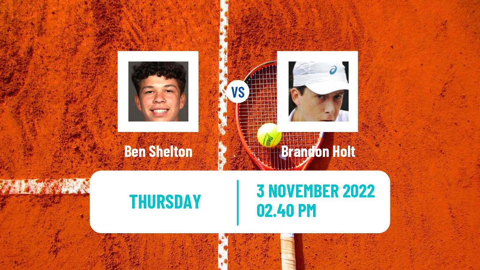 Tennis ATP Challenger Ben Shelton - Brandon Holt